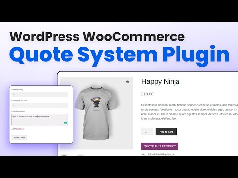 WordPress WooCommerce Quote System Plugin