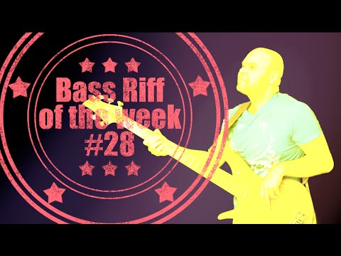 Bass Riff of the week#28 - slap // bass guitar lesson