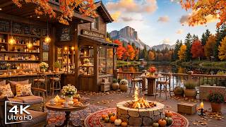 Download lagu Jazz Relaxing Music at Cozy Autumn Porch Ambience 🍂 Smooth Jazz Instrumental Music for Stress Relief mp3