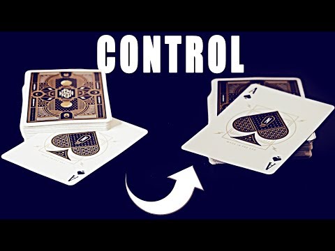 Karte nach oben zaubern mit dem Push off Second Deal Control - Karten kontrollieren Tutorial