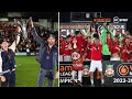 Listen to the noise as Wrexham lift the National League trophy and celebrate Football League return