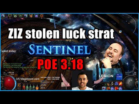 ⚡ POE 3.18 ⚡ Zizaran - ZIZ stolen luck strat