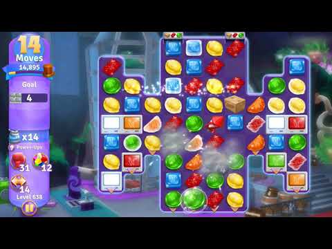 Wonka's World of Candy Level 638 NO BOOSTERS - A S GAMING ✔