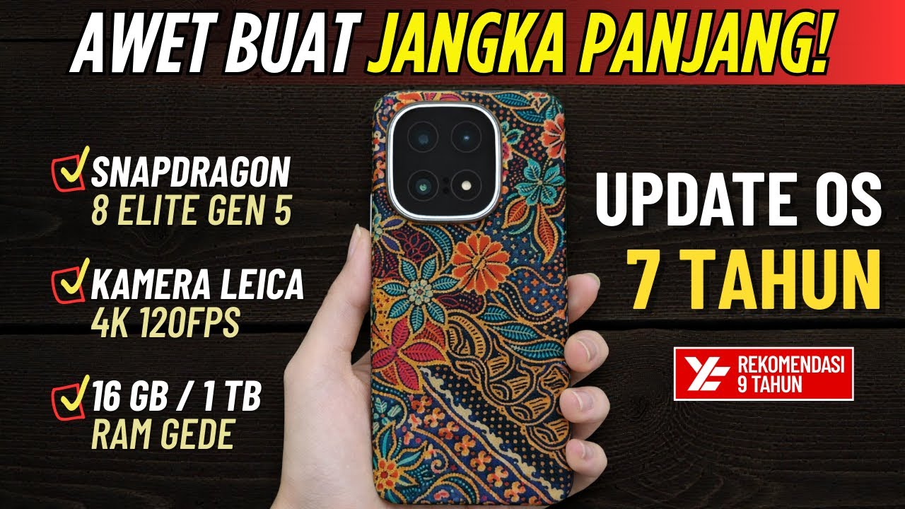 Buat 7 Tahun ke Depan‼️ 5 HP 5G AWET BUAT JANGKA PANJANG