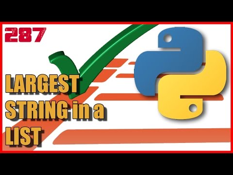 Python Largest String In List Using For Loop