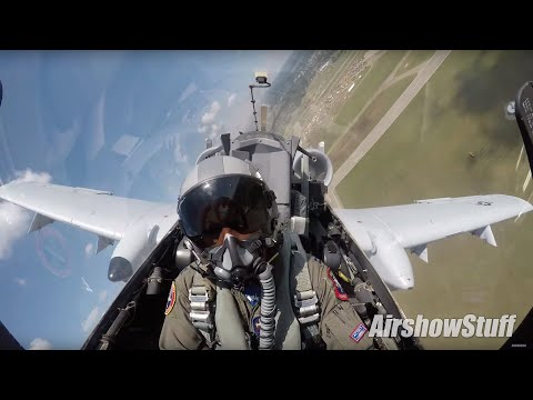 A-10 Warthog Cockpit Cam 4K!