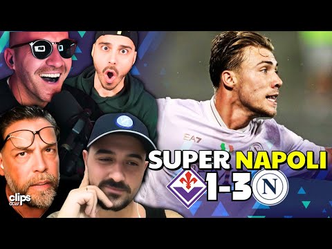 FIORENTINA - NAPOLI 1-3| IL NAPOLI TRAVOLGE I VIOLA! QUESTA SQUADRA FA PAURA! HOJLUND GIOCATORE VERO