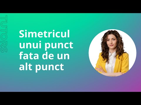 Simetricul unui punct fata de  un alt punct