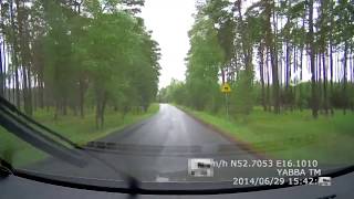 preview picture of video 'Wronki to Sieraków driving the long way 2014 [3v3]'
