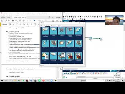 10.4.4. Packet Tracer - Build a switch and router network