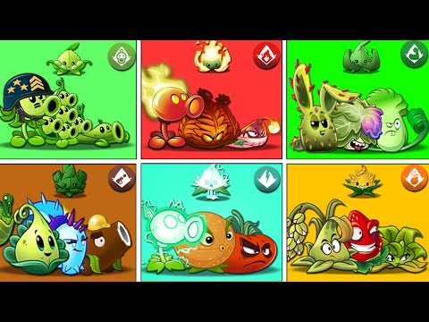 Random 6 Team Plants & Mint Battlez - Which Plant Will Win? - PVZ 2 Tournament Plant