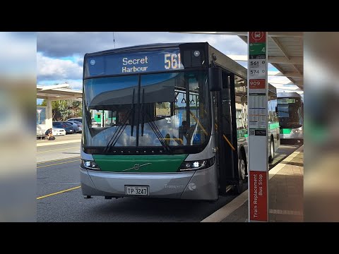 [!] Transperth Bus Route No. 561 (TP3247) Warnbro Station to Secret Harbor (Comet Bay College)