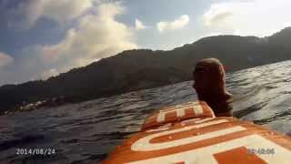 preview picture of video 'Lifeguards Swimming Corfu PELEKAS - ROCK ISLANDS GORDI (BRIDE'S ROCKS)'