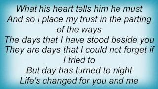 Fish - Parting Of The Ways Lyrics