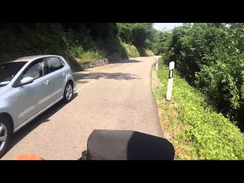 Abfahrt von Cademario nach Bioggio