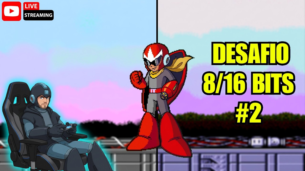 Desafio Mega Man 3: Consigo zerar no NES e no Mega Drive hoje? 🤖🔥(VERSÂO MEGA DRIVER)