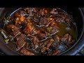 ගමේ රසට කලු පාටට චිකන් හදමු Sri Lankan Black Chicken Cur