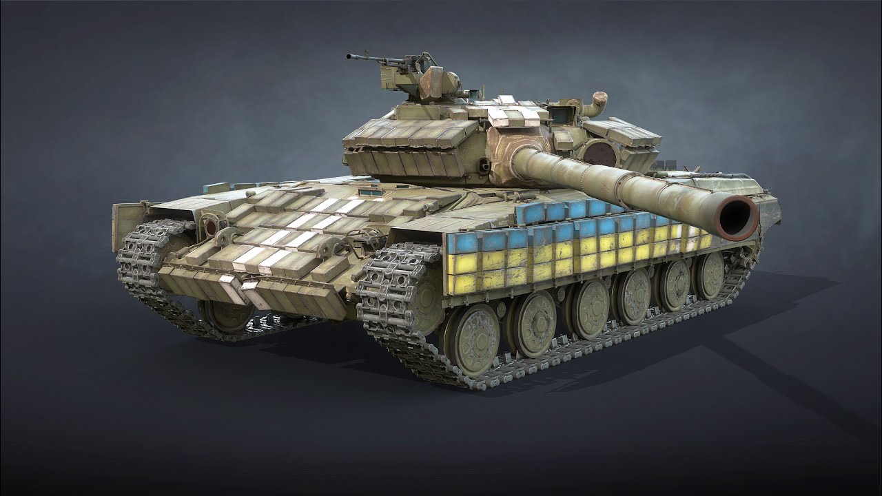 Tank T-64BV 3d-model (Armed Forces of Ukraine)