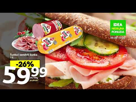 IDEA | Nedeljna ponuda 09.08 - 15.08.2019.