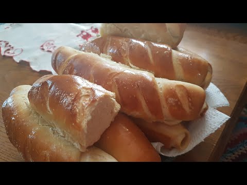 Bavarske Kifle - Bavarsko Pecivo - Kuvano Pecivo - Kifle Za Sendvic