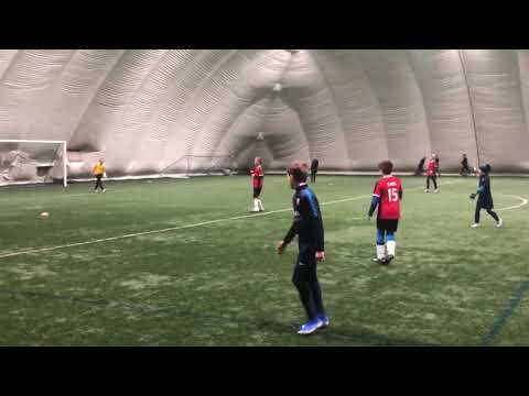 BFA Wilczki Warszawa - Barca Academy 2010 sparing cz 1