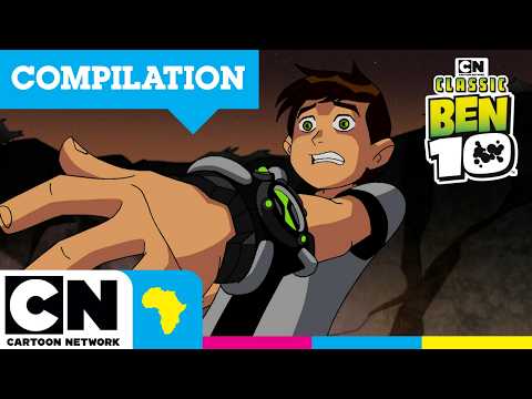 Ben 10 Classic | Season 1 Compilation🔥👽 Alien Transformations & First Adventures | Cartoon Network