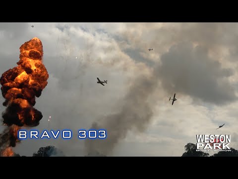 Rc Plane Fireworks and Explosions - Weston Park model air show 2021