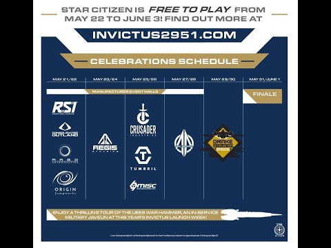 Star Citizen Invictus Week 2021 the first 2 Days 4K