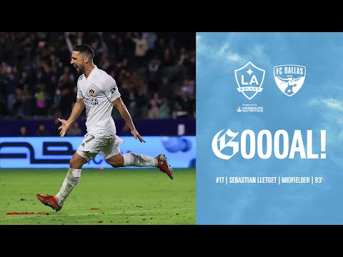 GOAL: Sebastian Lletget with the karate finish to equalize against FC Dallas
