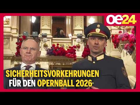 Sicherheitsvorkehrungen für den Opernball 2026