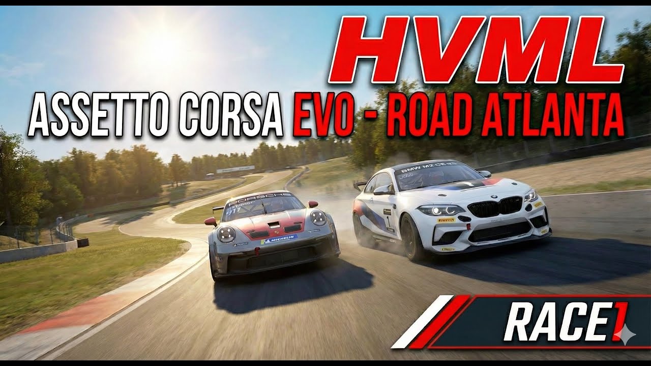 Assetto Corsa EVO | Porsche CUP -BMW M2 | #1 Road Atlanta