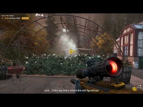 Far Cry 5 Jessop Conservatory with helicopter