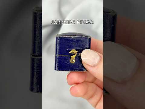 5 Sapphire Rings. Just Wait Until You See The Last One! #sapphire #rings