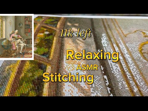 Stitch With Me | Scholar in the Library ASMR no talking