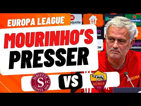 MOURINHO Press Conference Reaction! SERVETTE vs ROMA
