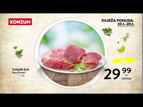Konzum svježa ponuda 23.1. - 29.1.