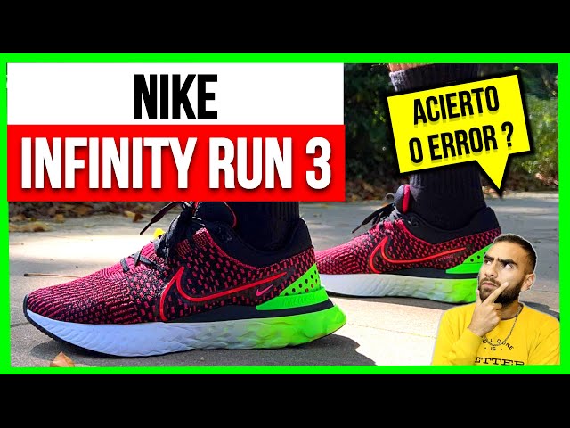 Vídeo relacionado con Nike React Infinity Run FK 3 para Hombre, Negro Rojo Volt, 9.5