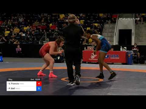 76 Kg Semis Victoria Francis Titan Mercury Wrestling Club TMWC Vs Precious Bell Titan Mercury Wres