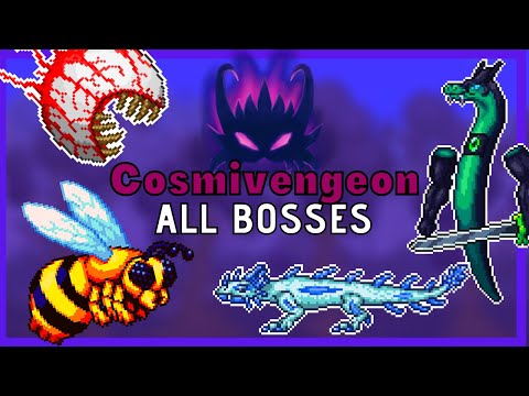 Terraria Cosmivengeon Mod - ALL BOSSES!