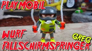 "PLAYMOBIL 5454 - WURF FALLSCHIRMSPRINGER GREG" -Vorstellung