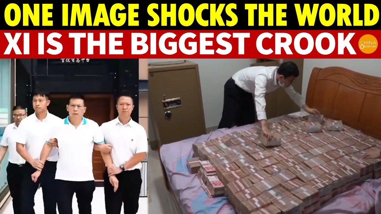 One Image Shocks the World! CCP’s Top Officials Have 312x Higher Crime Rates,Xi Is the Biggest Crook