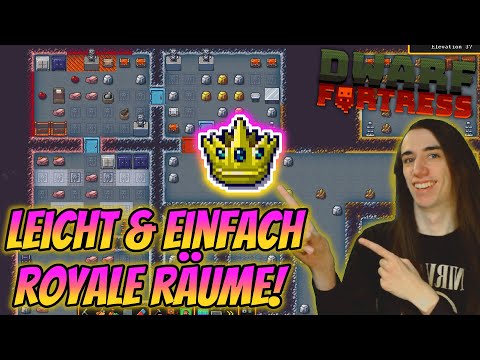 Easily create royal rooms with this trick! - Dwarf Fortress Quick Tips