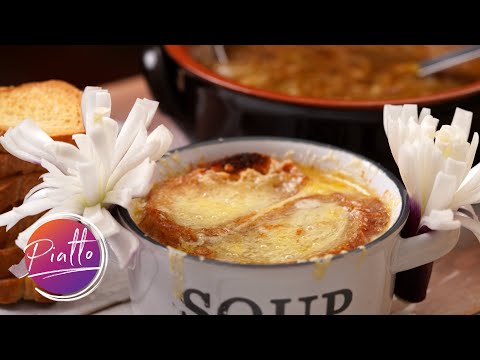 Zuppa di Cipolle Francese Michelin Star - Soupe à l'Oignon Gratinée PARFAITE!