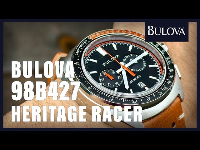Vídeo relacionado con Bulova Reloj cronógrafo de Cuarzo para Hombre con Correa de Cuero 98B427, marrón, Moderno