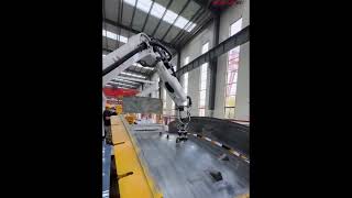 ROKAE NB220 Large Payload Robot: Elevating Concrete Tunnel Segment Mould Grinding #robot #robotics