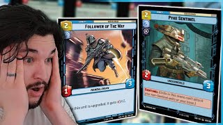 Our FIRST Turn 1 SENTINEL! 2 New Spoiler Cards! | Star Wars Unlimited