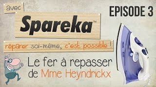 Comment Spareka a réparé le fer à repasser de Mme Heyndrickx ?