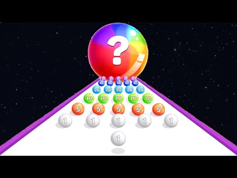 Ball Master: Ball Run 3D - Colorful Balls Run 2048 - all levels Gameplay Android iOS video mobile