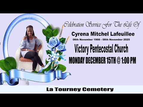 FUNERAL SERVICE  OF  Cyrena Mitchel LafeuilleeL