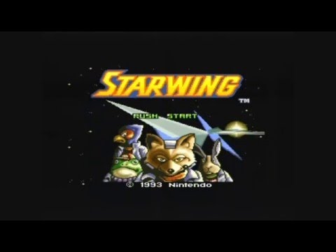 Starwing/Starfox course 1 playthrough.
